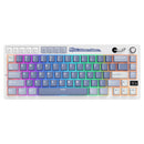 Royal Kludge RK M65 Tri-Mode RGB 66 Keys Hot-Swappable Mechanical Keyboard Ocean Blue