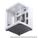 Jonsbo TK-1 M-ATX Separated Cabinet Computer Case (Black, White)