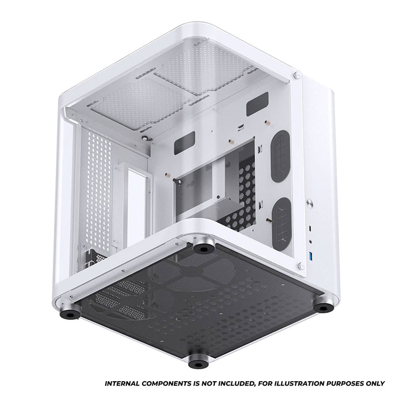 Jonsbo TK-1 M-ATX Separated Cabinet Computer Case (Black, White)