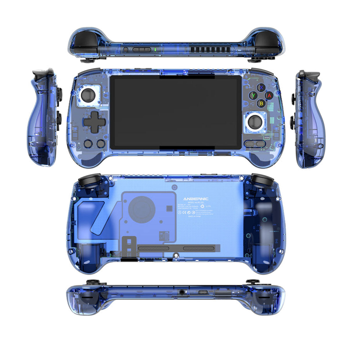 Anbernic RG556 Handheld Gaming Console (Transparent Blue)