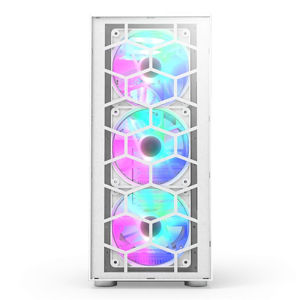 Montech X3 Glass Mid Tower PC Case (Black, White)