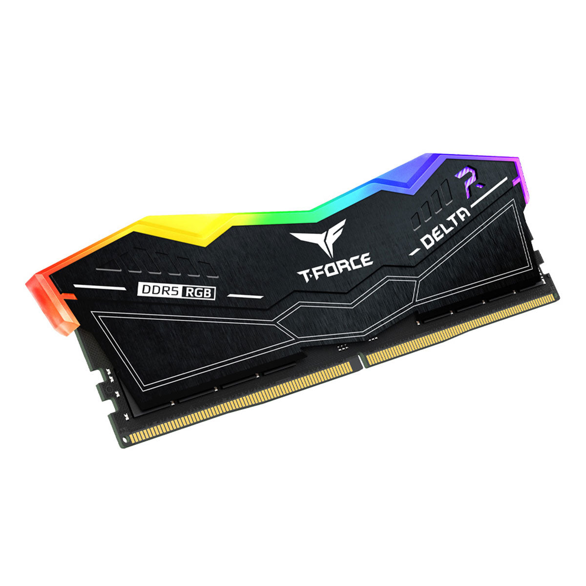 TeamGroup T-Force Delta RGB DDR5 16GB (1x16GB) 6000MHz CL38-46-46-76 1.25V Gaming Desktop Memory