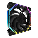 DarkFlash INF34 PWM ARGB Single Cooling Fan (Black, White)