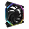 DarkFlash INF34 PWM ARGB Single Cooling Fan (Black, White)