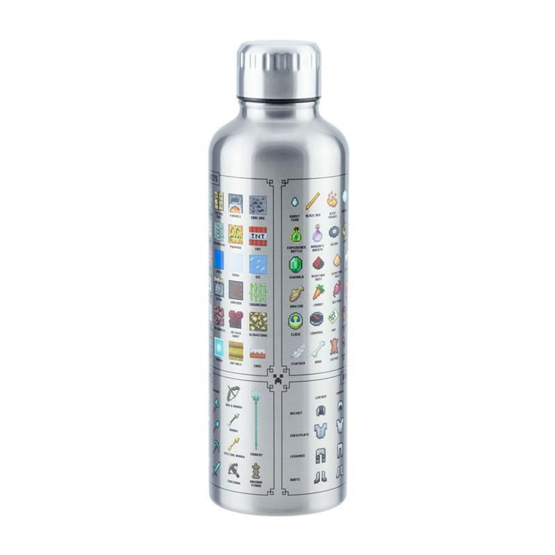 Paladone Minecraft Metal Water Bottle V2 500ML (16 FL OZ) (PP7995MCFV2)