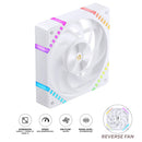 Jonsbo HF2-120WR 120MM High Performance Reverse Fan (White)