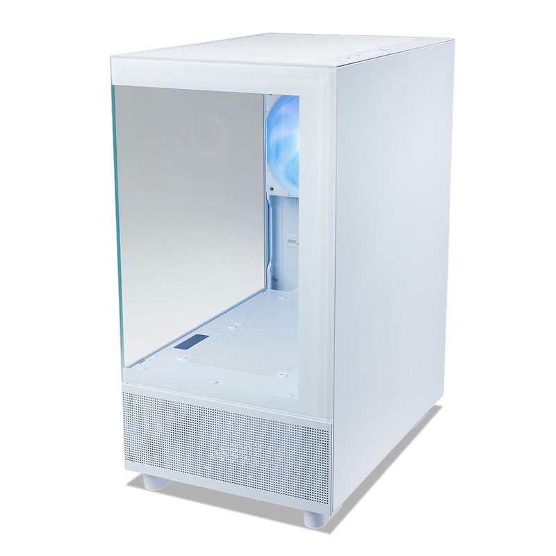 Tecware Infinity M2 Dual Tempered Glass MATX Gaming Case (White)