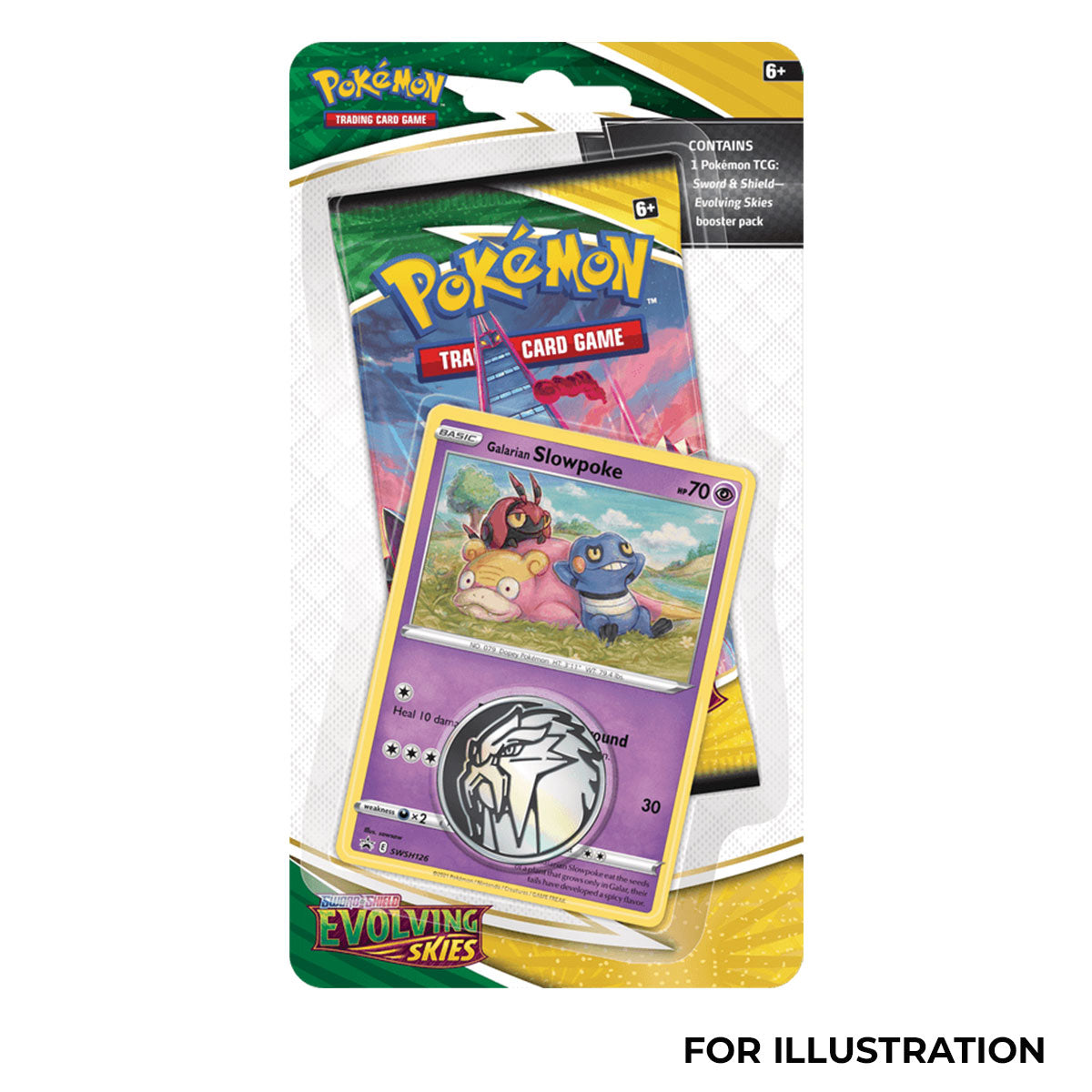 Pokemon Trading Card Game SS7 Sword & Shield Evolving Skies Checklane Blister (178-80882)