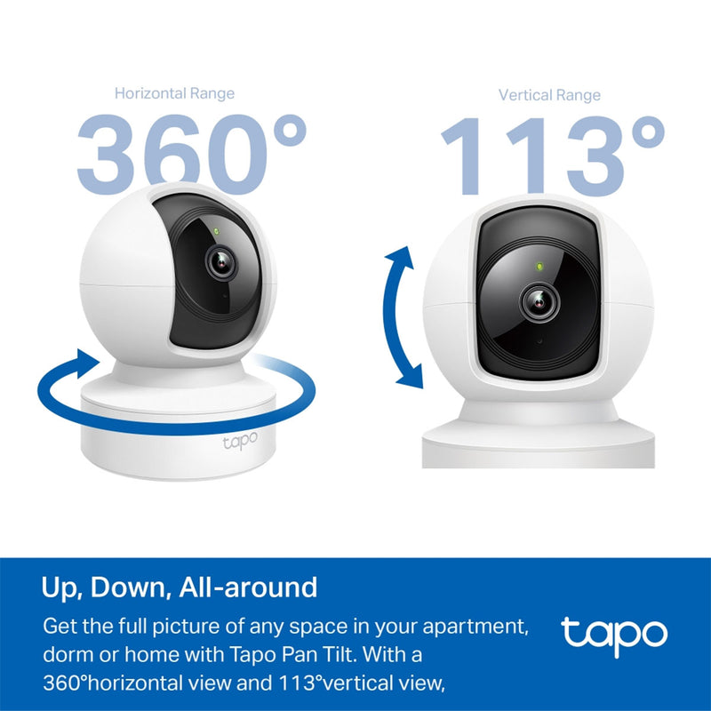 TP-Link Tapo C202 1080P FHD Pan/Tilt Home Security Camera