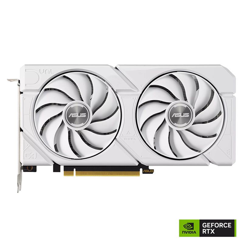 Asus Dual GeForce RTX 4060 Ti Evo OC 8GB GDDR6 Graphics Card (White)