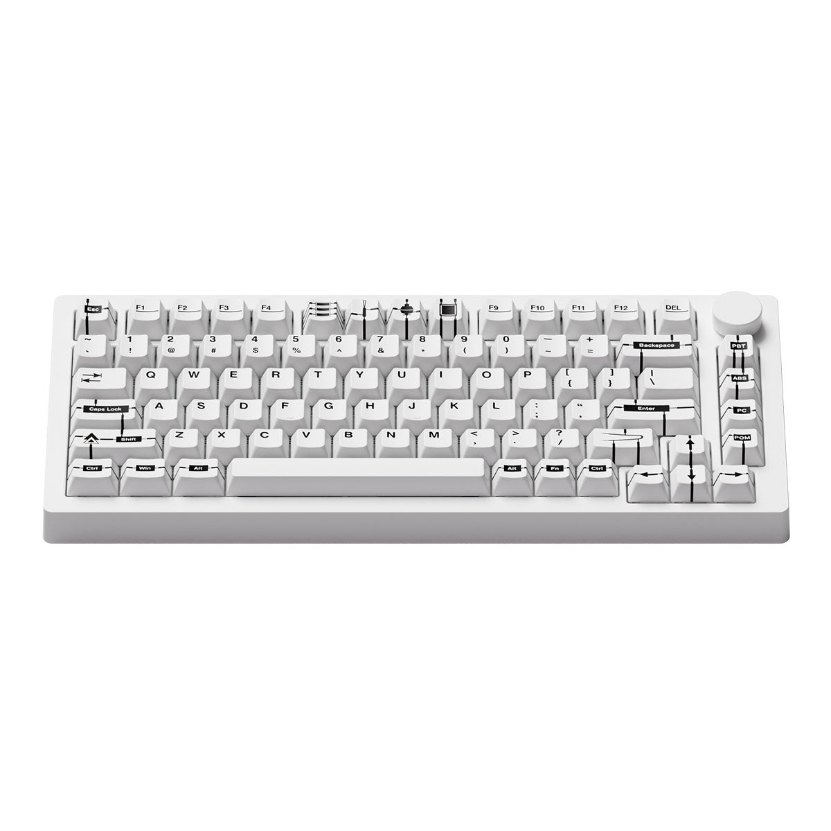 MonsGeek M1 V5 VIA The Runner System Aluminum Case Multi-Mode RGB Hot-Swappable Mechanical Keyboard