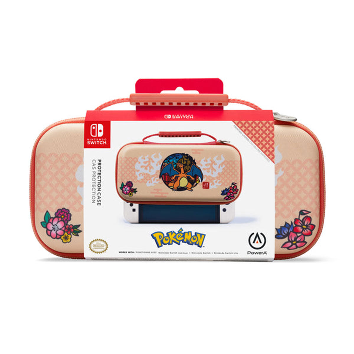 PowerA Protection Case for Nintendo Switch (Charizard Blossom) (NSCS0303-01)