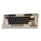 Royal Kludge RK L75 Tri-Mode RGB 85 Keys Hot-Swappable Mechanical Keyboard Mocha Grey