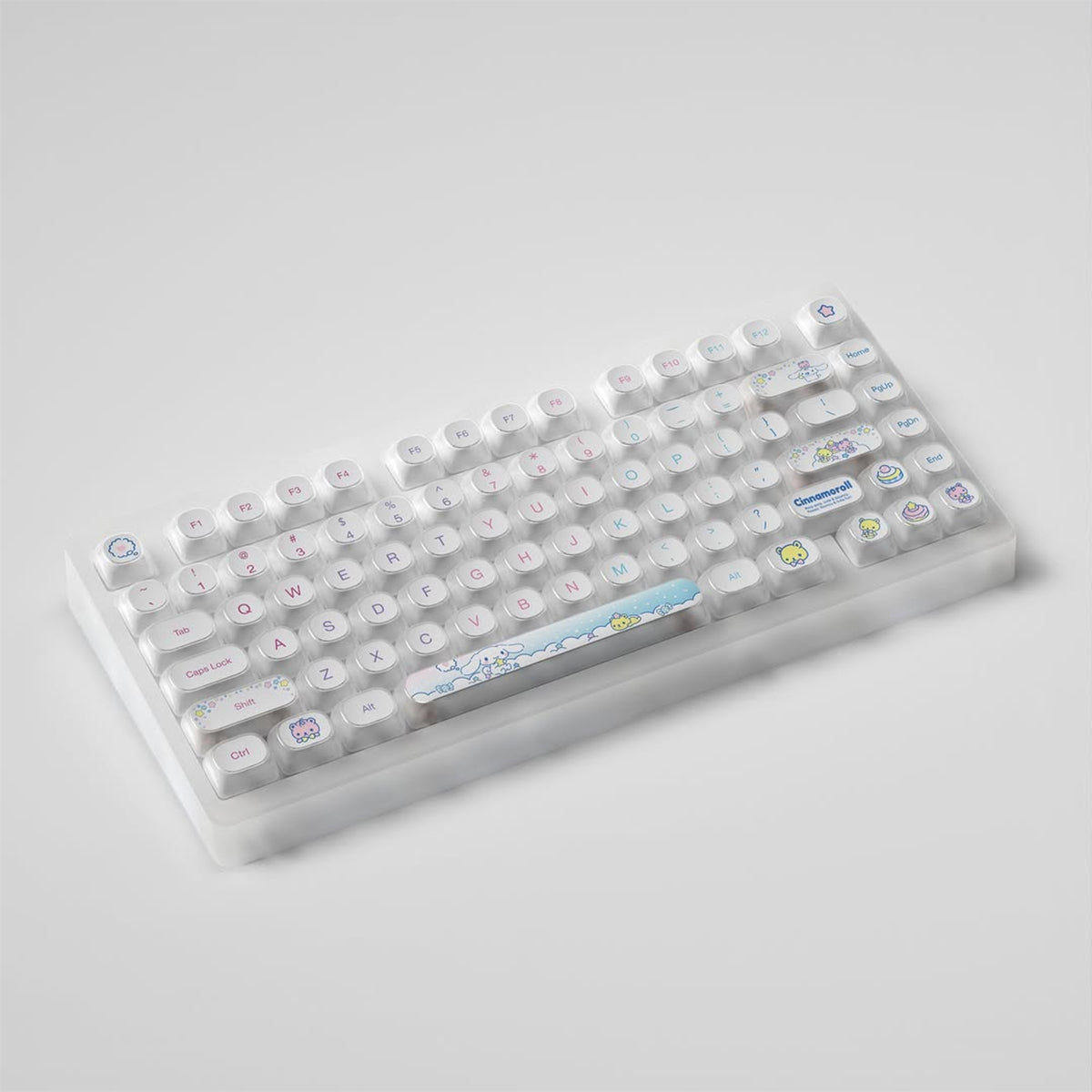 Akko Cinnamoroll ACR TOP 75B Acrylic Case Multi-Mode RGB Hot-Swappable Mechanical Keyboard 