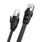 UGreen CAT8 U/FTP Flat Ethernet Cable - 1M (Black) (NW134/10980)