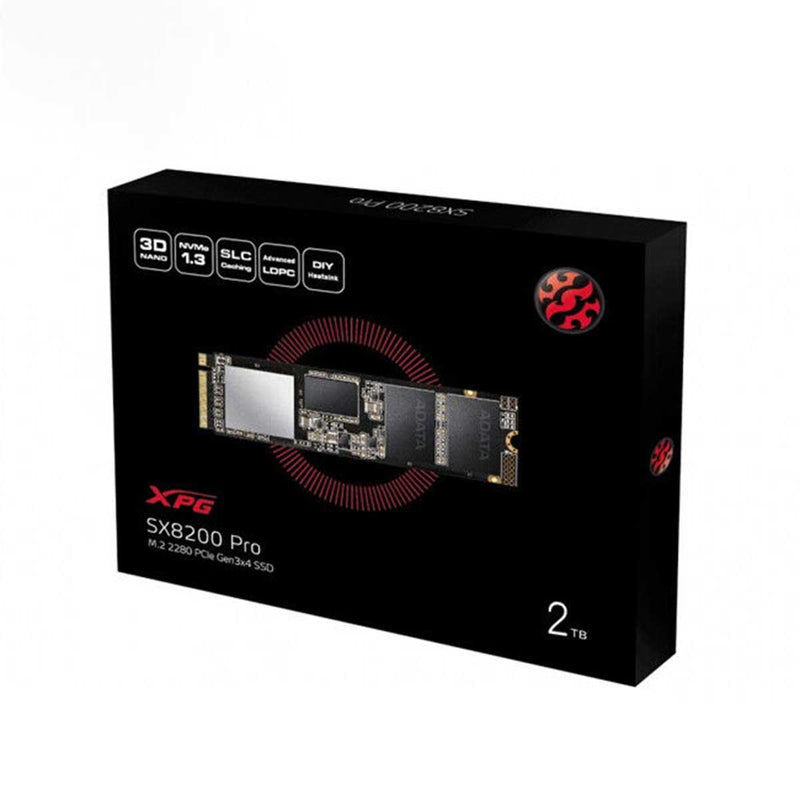 Adata XPG SX8200 PRO 2TB M.2 2280 PCIE GEN3 X4 SSD (ASX8200PNP-2TT-C)