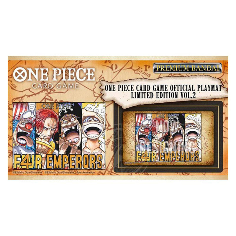 One Piece Card Game Official Playmat Limited Edition Vol.2 (Four Emper One Piece Card Game Official Playmat Limited Edition Vol.2 (Four Emper