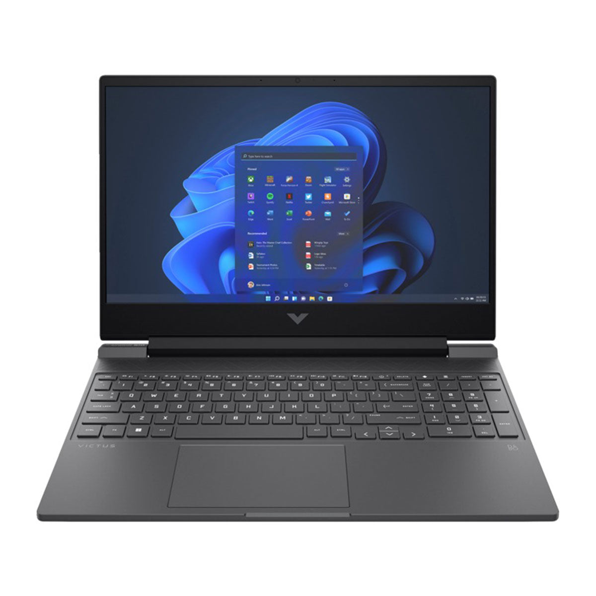 HP Victus 15-FA1323TX Gaming Laptop (Mica Silver) | 15.6" FHD (1920x1080) 144Hz | i5-12450H | 16GB RAM | 512GB SSD | RTX 4050 Windows 11 Home | MS office Home & Student 2021 | HP Prelude Topload Bag