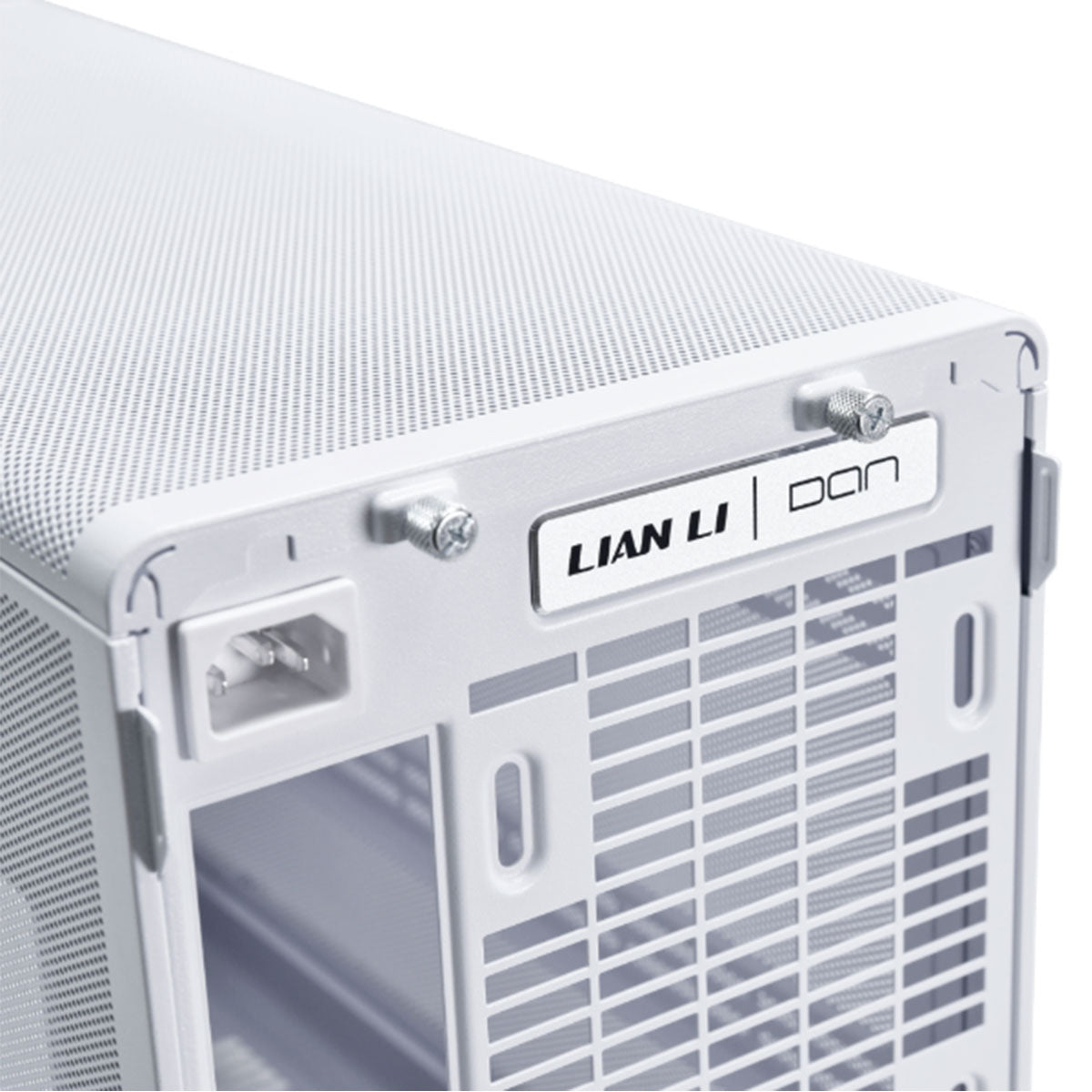Lian Li A3-mATX-WD Micro Form Factor with Steel Mesh PC Case (White) (Wood Ed.)