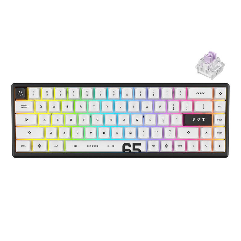 Arbiter Studio Polar 65 Pro Magnetic Gaming Keyboard (Kitsune White)