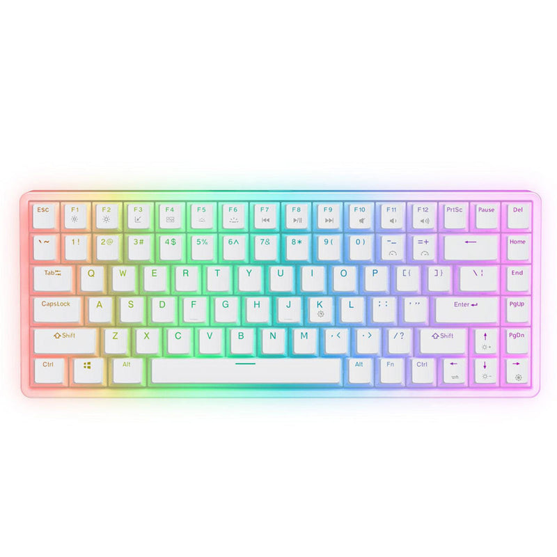 Onikuma G30 84-Key RGB Mechanical Keyboard (White)