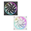 Deepcool FL12 120mm Unique ARGB Cooling Fan - 1-Pack (Black, White)