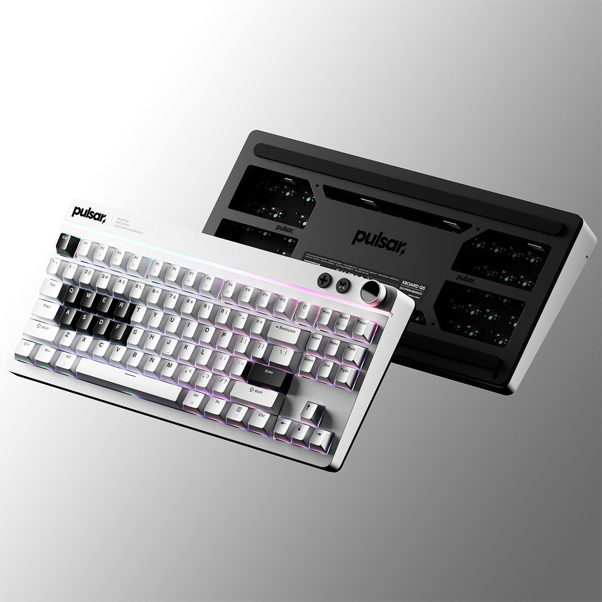 Pulsar XBOARD QS Mechanical Gaming Keyboard with Quick Switching Technology, Win/Mac Switch Key (PWKXBQSO2)
