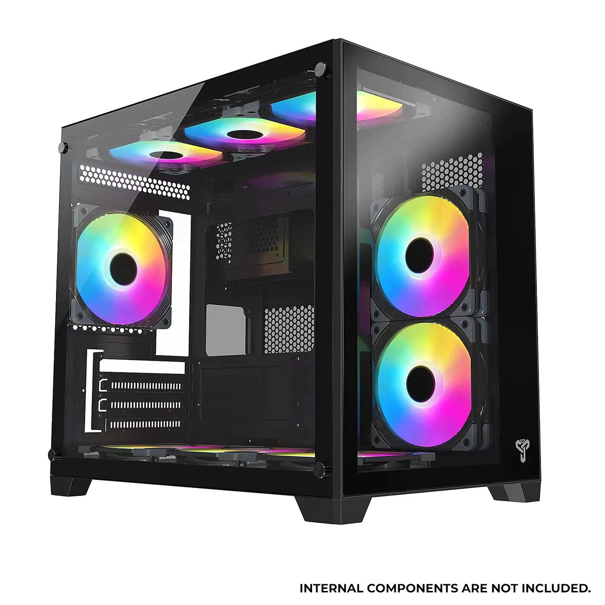 Trendsonic Olaf OL31M Dual Chamber TG Gaming Micro ATX Case