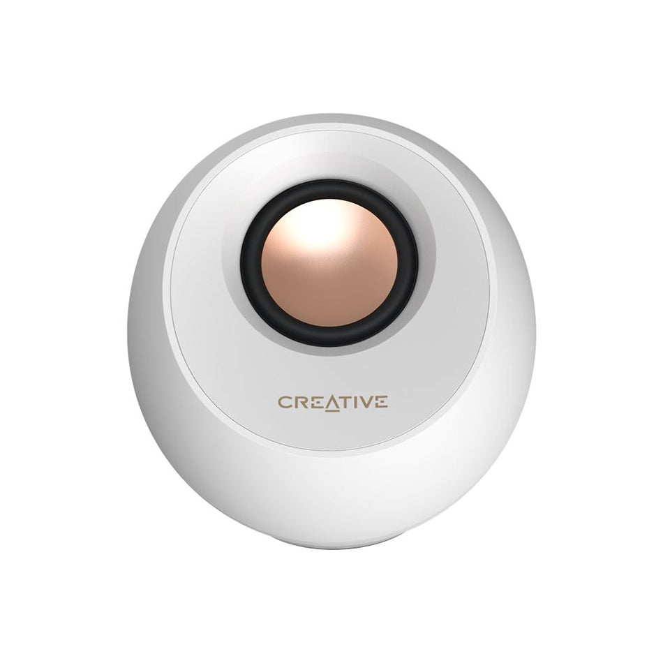 Creative Pebble Pro Minimalist 2.0 USB-C Speakers With Bluetooth 5.3 & Customizable RGB Lighting