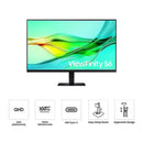 Samsung ViewFinity LS32D604UAEXXP 32" QHD (2560x1440) 100Hz 5ms HDR10 IPS Flat Monitor