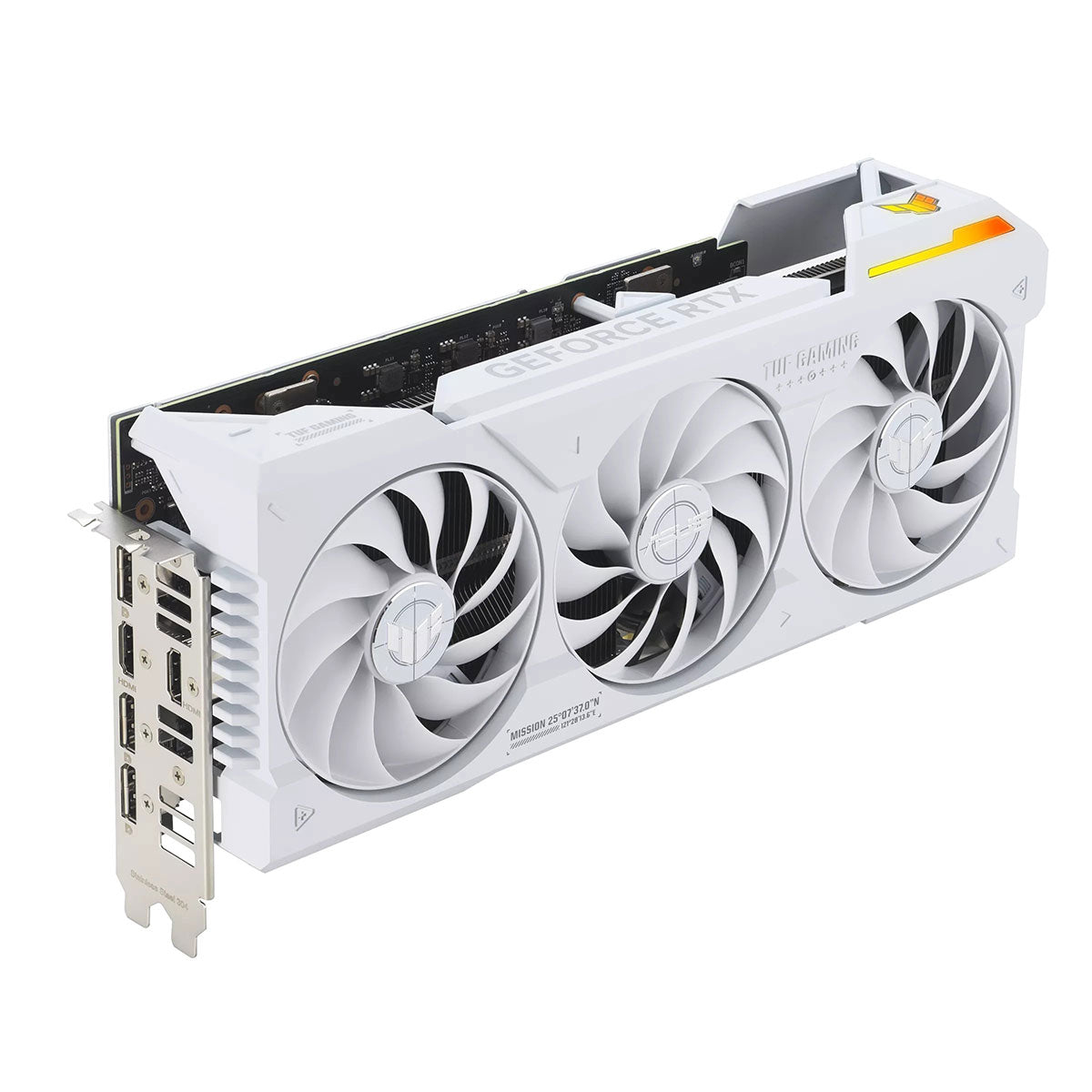 Asus TUF Gaming Geforce RTX 4070 Ti Super OC Edition 16GB GDDR6X BTF White Graphics Card