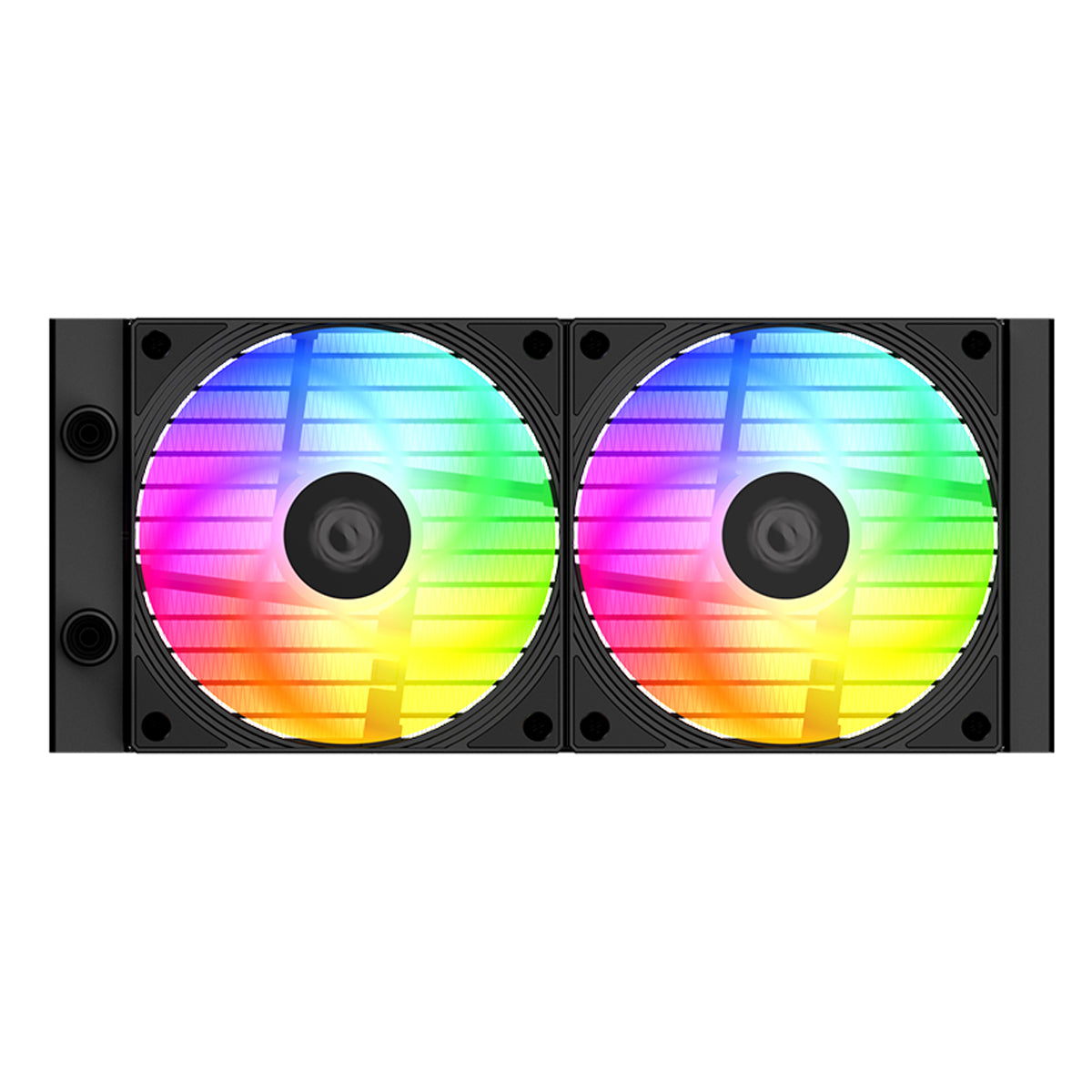 ID-Cooling FX240 INF 240mm AIO Liquid Cooler with Infinity Mirror Display (Black, White)