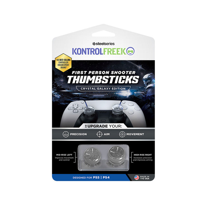 SteelSeries Kontrolfreek FPS Thumbsticks for PS5/PS4 Crystal Galaxy Edition (6202-PS5)