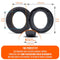 Wicked Cushions WC FreeZe Pulse 3D V2 - Cooling Gel Earpads for PS5 Pulse 3D Headset