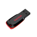 Sandisk Cruzer Blade USB Flash Drive 128GB (Red/Black)