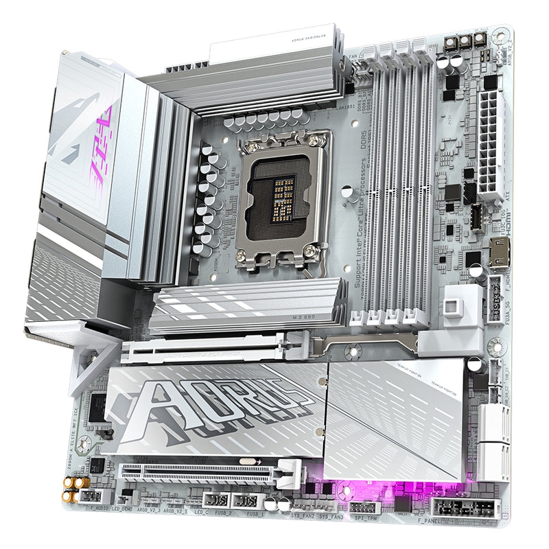 Gigabyte Z890M Aorus Elite Wifi 7 Ice DDR5 Intel Motherboard