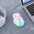 Onikuma CW923 RGB Wired eSports Gaming Mouse (Transparent)