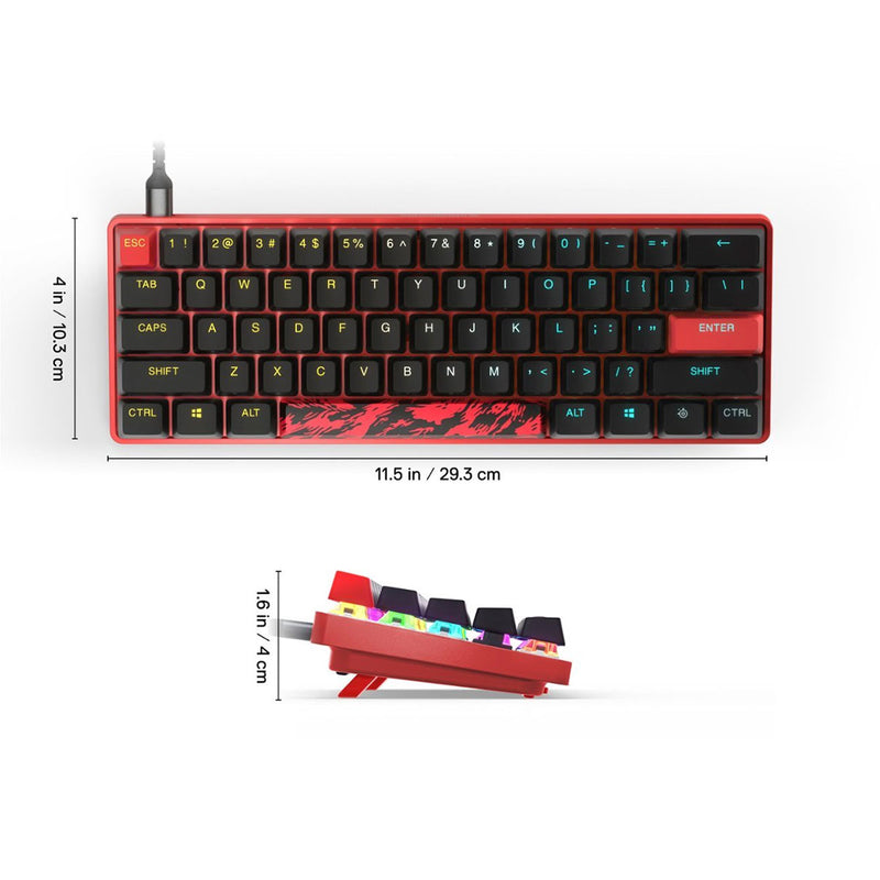 Steelseries Apex 9 Mini Next Gen Optical Gaming Keyboard FazeClan Edition (Optipoint-Linear Optical Switches) (64853)