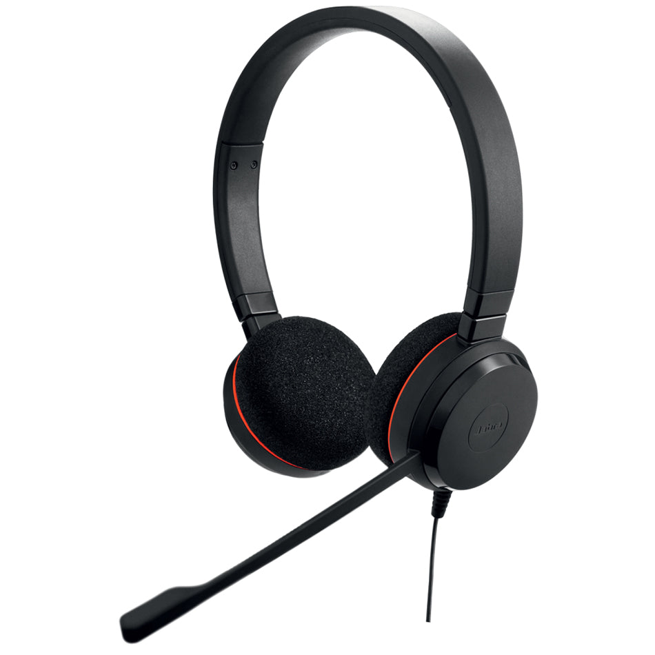 Jabra Evolve 20 Stereo UC USB-C/A Noise-Cancelling Headset (Black)