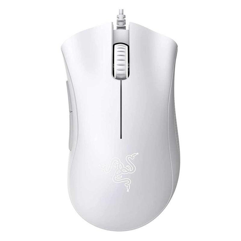 Razer Deathadder Essential Ergonomic Wired Gaming Mouse (White)