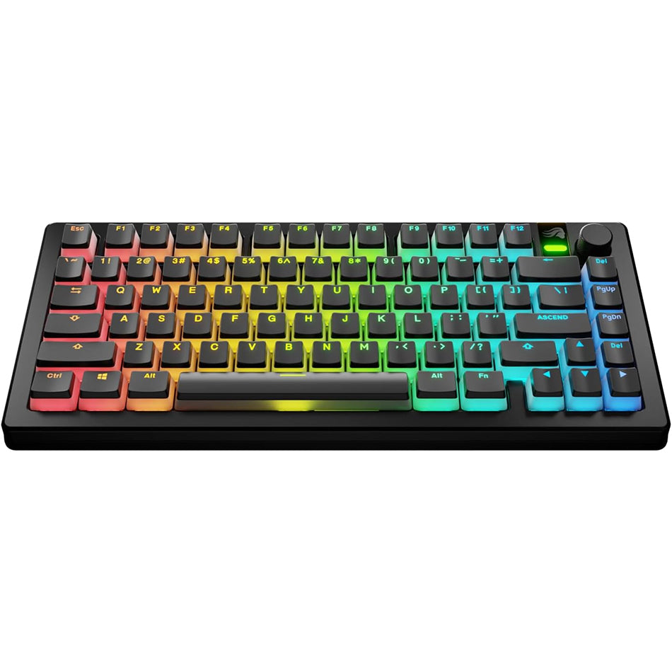 Glorious GPBT Aura V3 RGB Keycaps 130 Keys (Black, White)