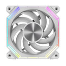 DarkFlash INF34R Single Reverse Blade PWM ARGB Cooling Fan (Black, White)