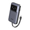 Ugreen Uno 10000mAh Quick Charging 30W Power Bank With Build-in USB-C Cable (Grey, Purple)