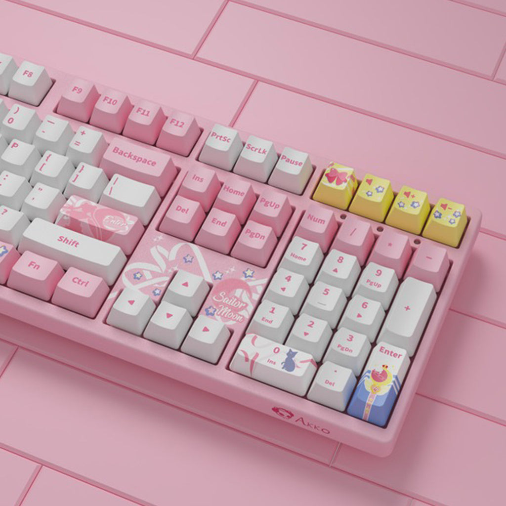 Akko Sailor Moon Crystal 5108S RGB Wired Mechanical Keyboard (Akko V3 ...