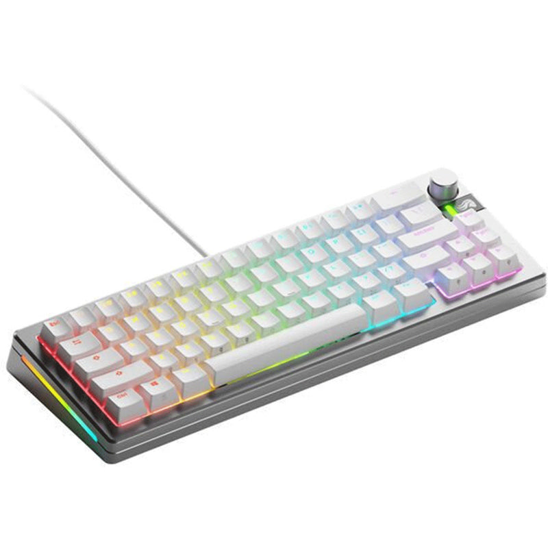 Glorious GMMK 3 Pro 65% Prebuilt Wired Mechanical Gaming Keyboard (Silver) (GLO-KB-GMMK3-PRO-65-PB-FOX-W-SIL-US)