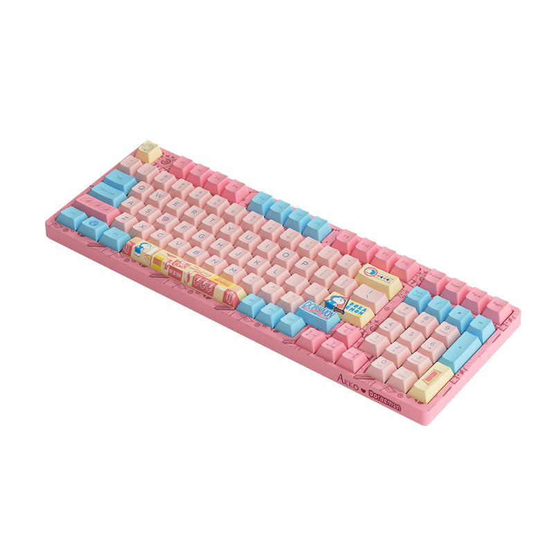 Akko Doraemon Macaron 3098B Multi-Modes RGB Hot-Swappable Mechanical Keyboard