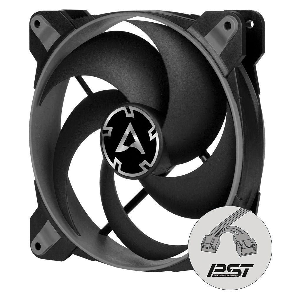 Arctic BioniX P120 120mm PWM Fan with Cable Splitter (Black/Grey)