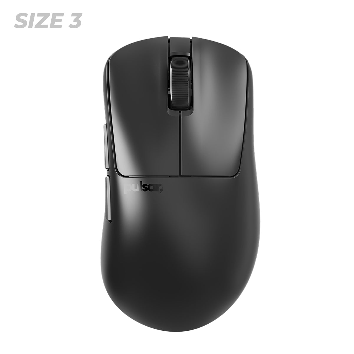 Pulsar Xlite V4 Ultralight Weight eSports Mouse Size 3 (Black, White)