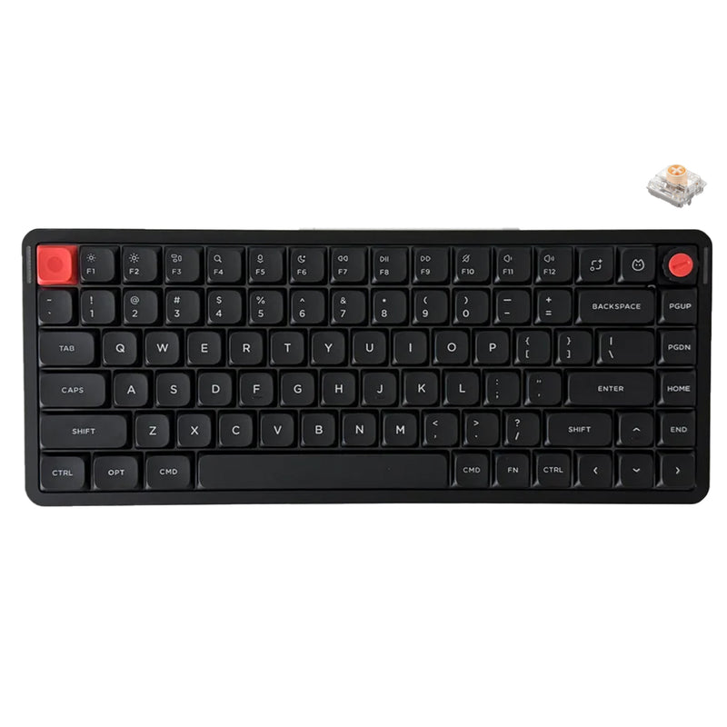 NuPhy Air75 V3 RGB Hot-Swappable 84-Key Wireless Mechanical Keyboard (Nebula Dark)