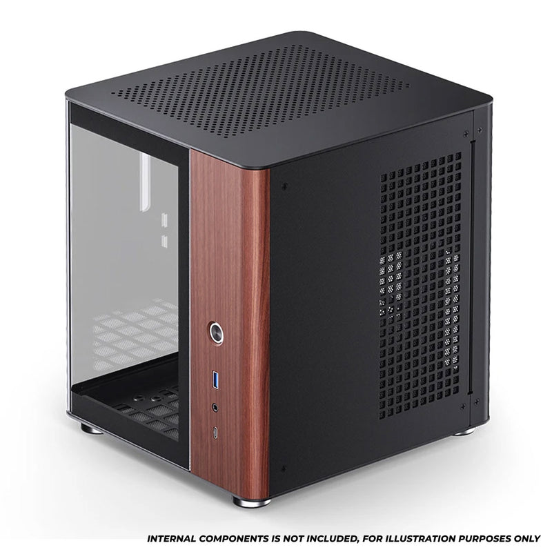 Jonsbo TK-0 ITX Separated Cabinet Computer Case (Black, White)